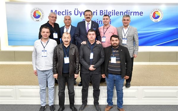 MECLİS ÜYELERİMİZ TOBB BİLGİLENDİRME SEMİNERİNE KATILDI.