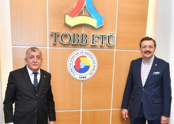 Kütahya Oda ve Borsa Başkanlarından TOBB Başkanı Hisarcıklıoğlu’na Ziyaret
