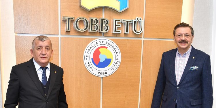 Kütahya Oda ve Borsa Başkanlarından TOBB Başkanı Hisarcıklıoğlu’na Ziyaret