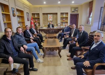 TTSO YÖNETİMİNİ TAVŞANLI KAYMAKAMI HAYRETTİN BASKIN’A ZİYARET GERÇEKLEŞTİRDİ