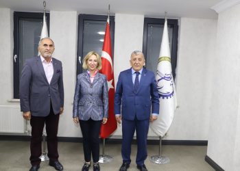 KUTSO YÖNETİM KURULU BAŞKANI ESİN GÜRAL ARGAT VE KUTSO YÖNETİM KURULU ÜYELERİNDEN ODAMIZA ZİYARET