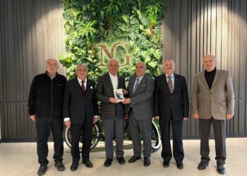 Başkanlar Davut Efe ve Şeref Kazcıoğlu’ndan Sayın Nafi Güral’a Nezaket Ziyareti